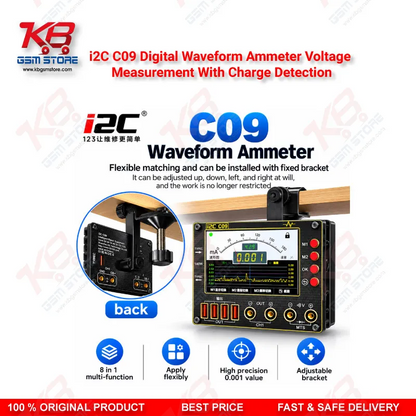 i2C C09 Digital Waveform Ammeter  Voltage Measurement With Charge Detection