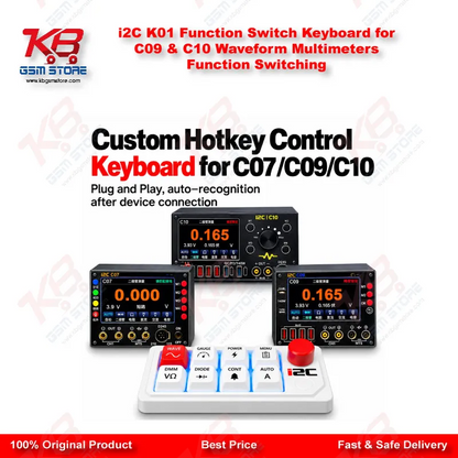 i2C K01 Function Switch Keyboard for C09 & C10 Waveform Multimeters Function Switching