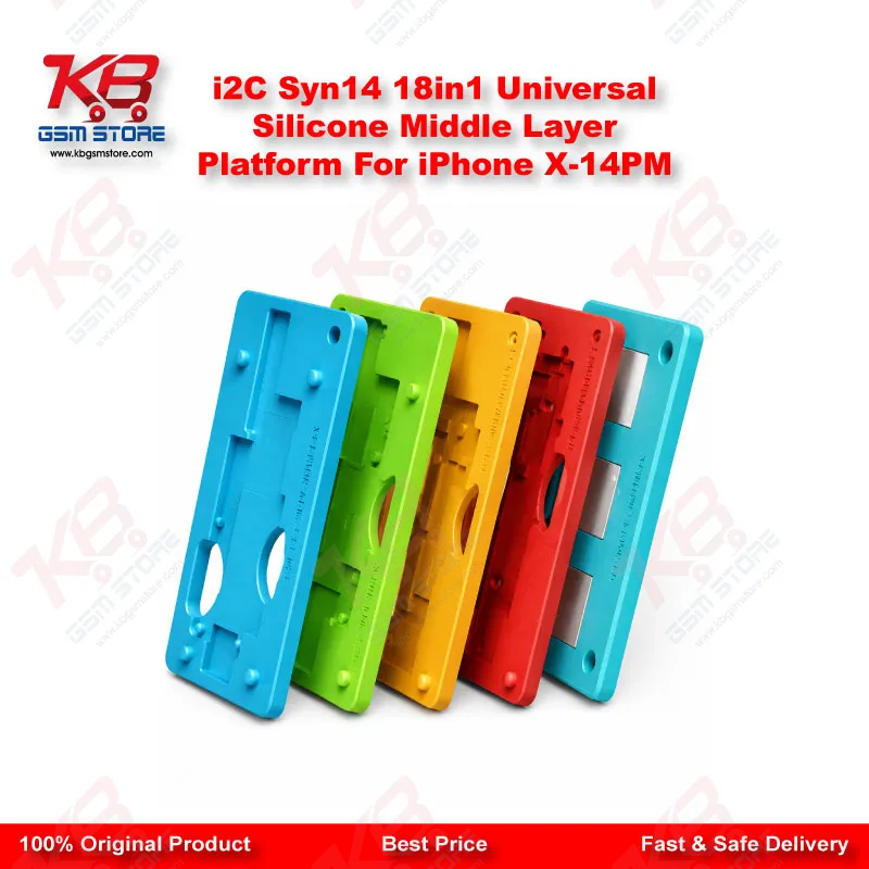 i2C Syn14 18in1 Universal Silicone Middle Layer Platform For iPhone X-14PM