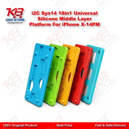 i2C Syn14 18in1 Universal Silicone Middle Layer Platform For iPhone X-14PM