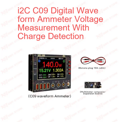 i2C C09 Digital Waveform Ammeter  Voltage Measurement With Charge Detection
