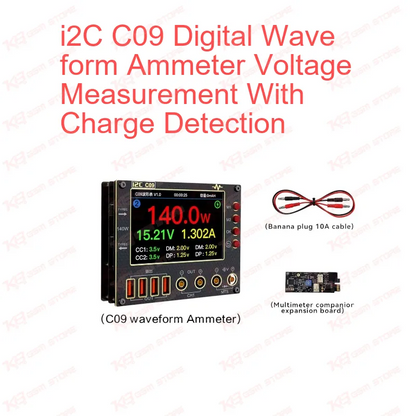 i2C C09 Digital Waveform Ammeter  Voltage Measurement With Charge Detection