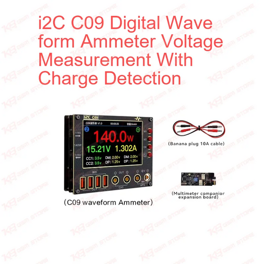i2C C09 Digital Waveform Ammeter  Voltage Measurement With Charge Detection