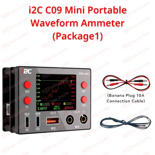 i2C C09 Mini Portable Waveform Ammeter (Package1)