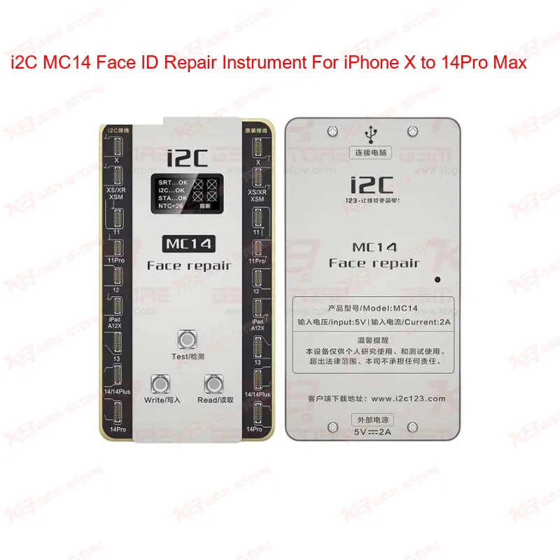i2C MC14 Face ID Repair Instrument For iPhone X to 14Pro Max