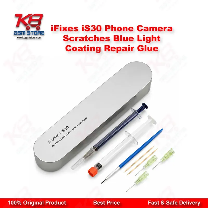 iFixes iS30 Camera Lens Scratch & Blue Light Coating Repair Glue for iPhone Android iPad