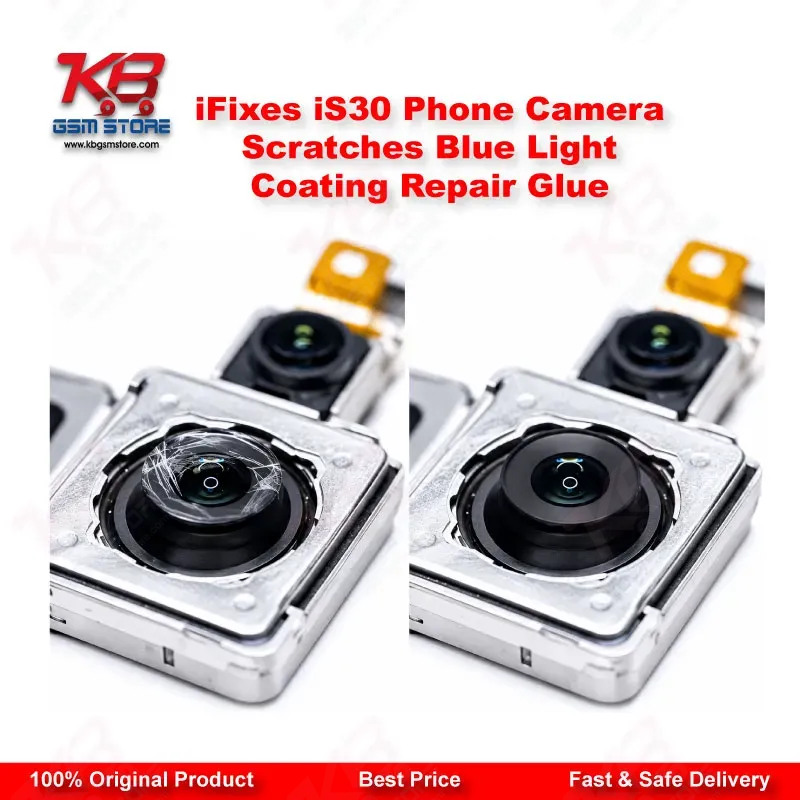 iFixes iS30 Camera Lens Scratch & Blue Light Coating Repair Glue for iPhone Android iPad