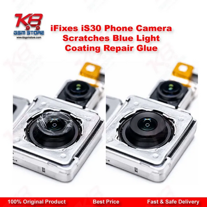 iFixes iS30 Camera Lens Scratch & Blue Light Coating Repair Glue for iPhone Android iPad