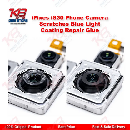iFixes iS30 Camera Lens Scratch & Blue Light Coating Repair Glue for iPhone Android iPad