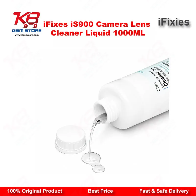 iFixes iS900 Camera No-Removal Cleaning Liquid 1000ML – Black Spot & Watermark Remover