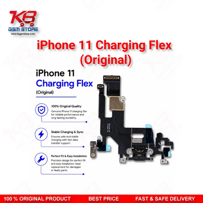 iPhone 11 Charging Flex Cable Original – Lightning Dock Connector Assembly with Mic & Antenna