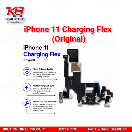 iPhone 11 Charging Flex Cable Original – Lightning Dock Connector Assembly with Mic & Antenna
