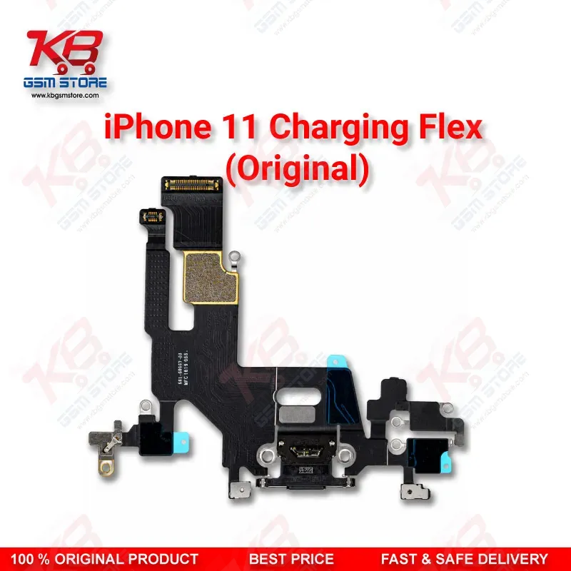 iPhone 11 Charging Flex Cable Original – Lightning Dock Connector Assembly with Mic & Antenna