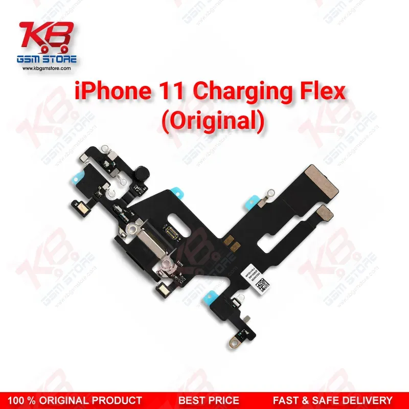 iPhone 11 Charging Flex Cable Original – Lightning Dock Connector Assembly with Mic & Antenna