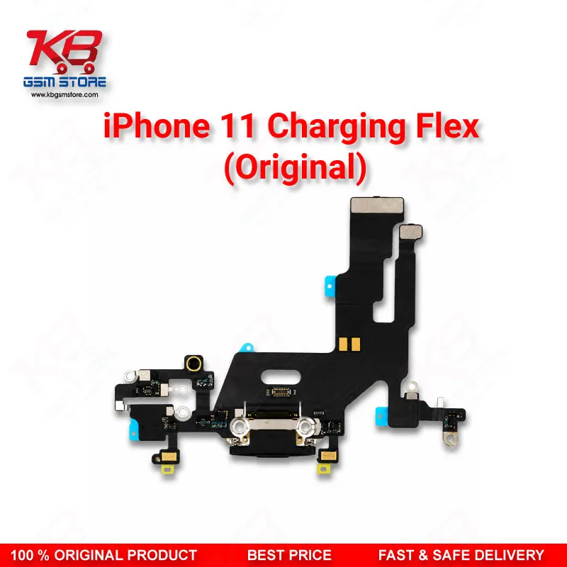 iPhone 11 Charging Flex Cable Original – Lightning Dock Connector Assembly with Mic & Antenna