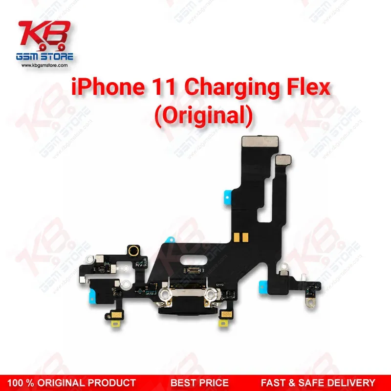 iPhone 11 Charging Flex Cable Original – Lightning Dock Connector Assembly with Mic & Antenna