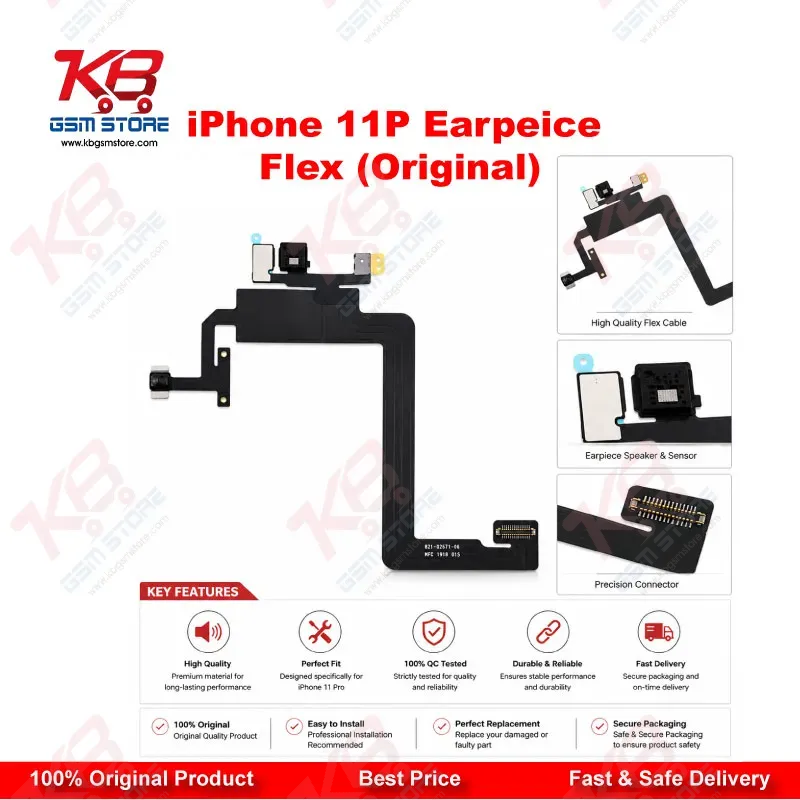 iPhone 11 Pro Earpiece Speaker Flex Cable (Original)