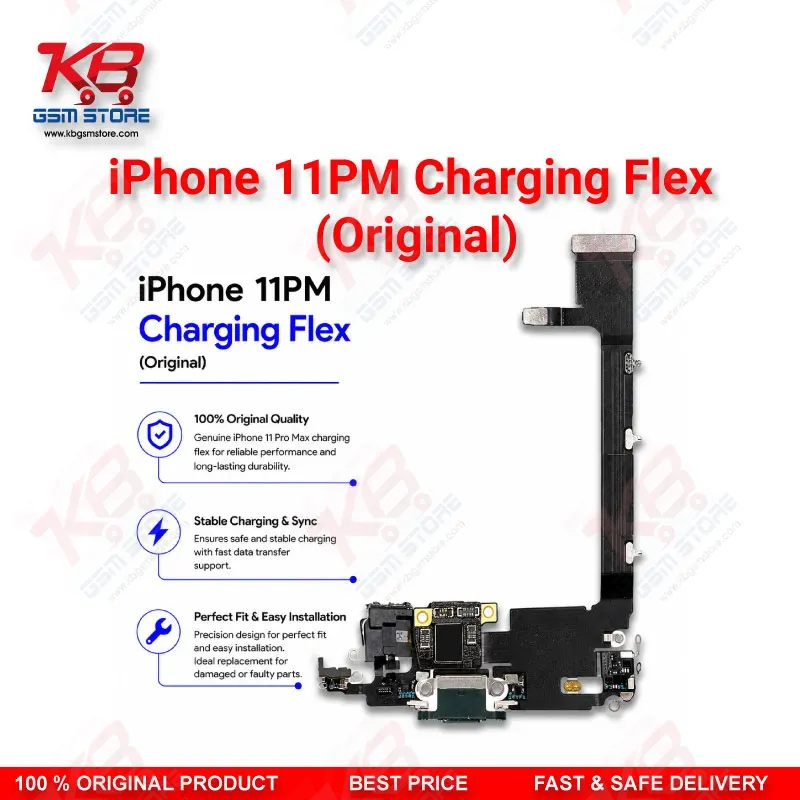 iPhone 11 Pro Max Original Charging Flex Cable – Lightning Port Replacement