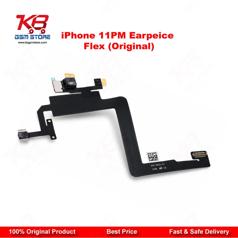 iPhone 11 Pro Max Earpiece Flex Cable (Original) – Ear Speaker with Proximity & Light Sensor