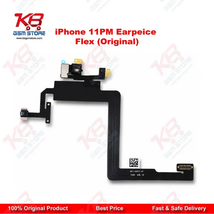 iPhone 11 Pro Max Earpiece Flex Cable (Original) – Ear Speaker with Proximity & Light Sensor