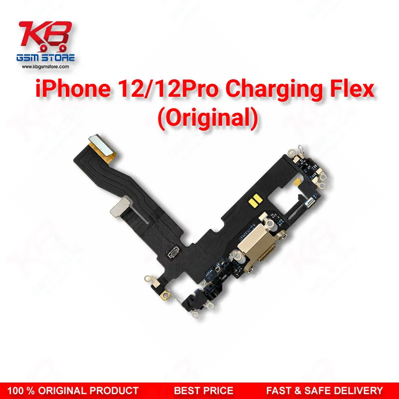 iPhone 12 / 12 Pro Charging Flex Cable (Original) – Lightning Dock Connector Assembly