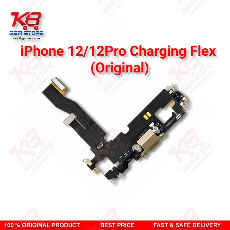 iPhone 12 / 12 Pro Charging Flex Cable (Original) – Lightning Dock Connector Assembly