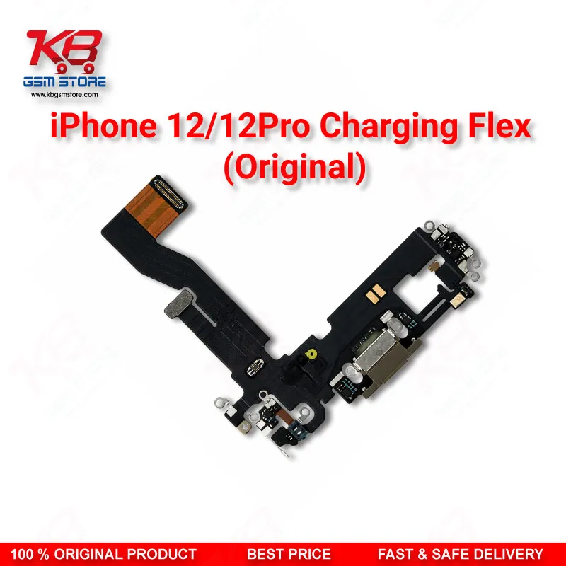iPhone 12 / 12 Pro Charging Flex Cable (Original) – Lightning Dock Connector Assembly