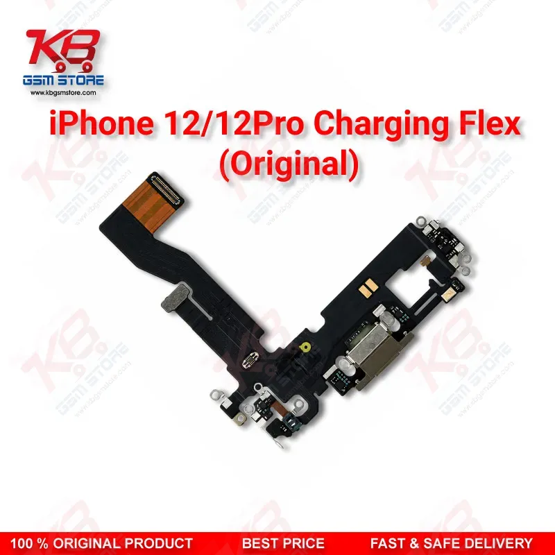 iPhone 12 / 12 Pro Charging Flex Cable (Original) – Lightning Dock Connector Assembly