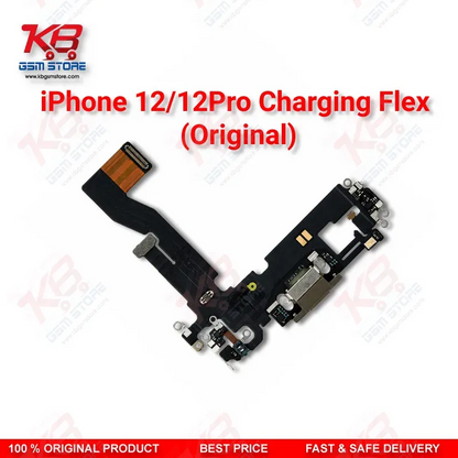 iPhone 12 / 12 Pro Charging Flex Cable (Original) – Lightning Dock Connector Assembly