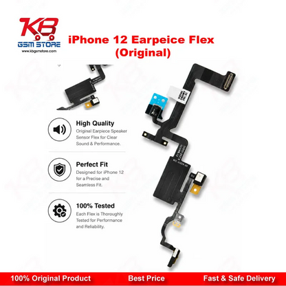 iPhone 12 Earpiece Flex Cable (Original) – Proximity Sensor & Speaker Connector