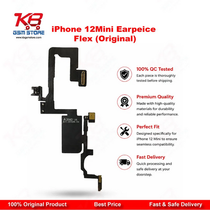 iPhone 12 Mini Earpiece Flex Cable (Original) – Ear Speaker with Proximity Sensor