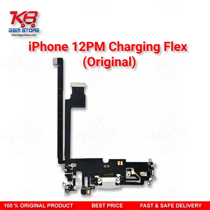 iPhone 12 Pro Max Original Charging Port Flex Cable (Dock Connector + Mic)
