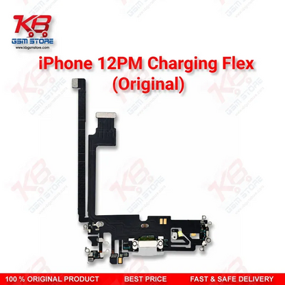 iPhone 12 Pro Max Original Charging Port Flex Cable (Dock Connector + Mic)