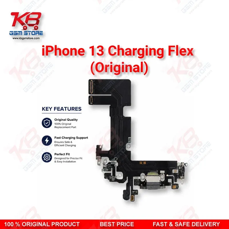 iPhone 13 Charging Flex Cable (Original) – Charging Port Dock Connector Replacement
