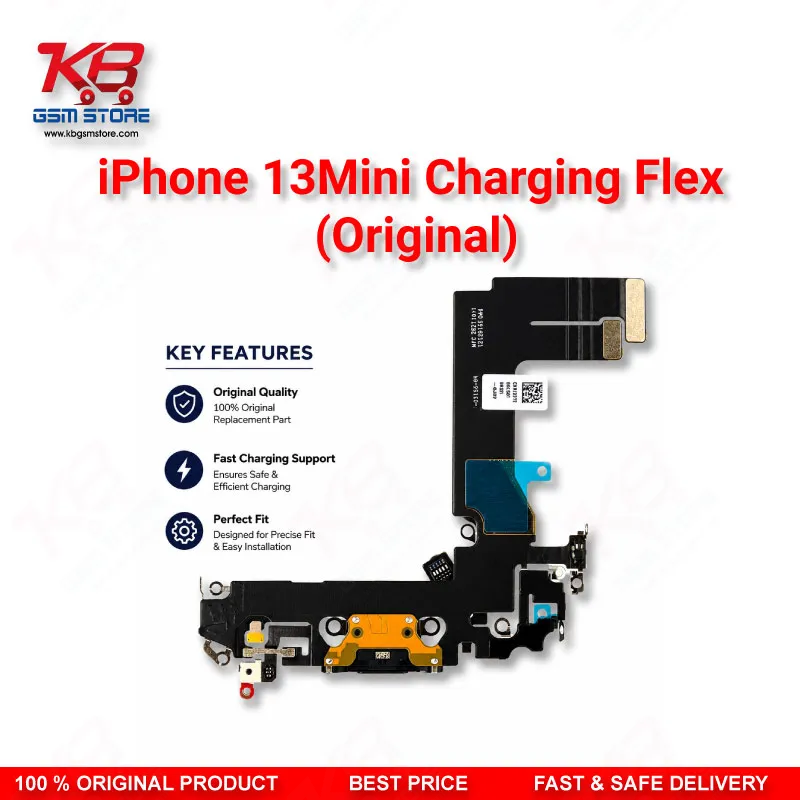 iPhone 13 Mini Charging Flex Cable (Original) – Charging Port Repair Part