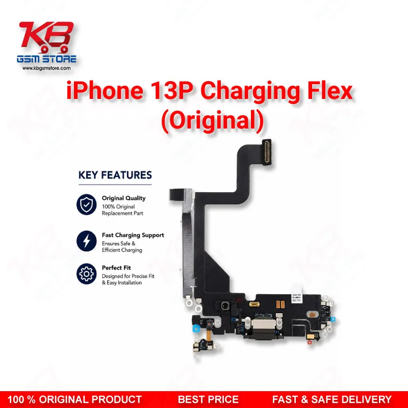 iPhone 13 Pro Charging Flex Cable (Original) – Dock Connector Replacement
