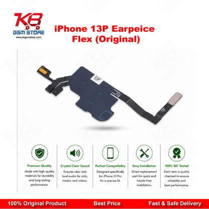iPhone 13 Pro Earpiece Flex Cable (Original) – Proximity Sensor & Mic Replacement