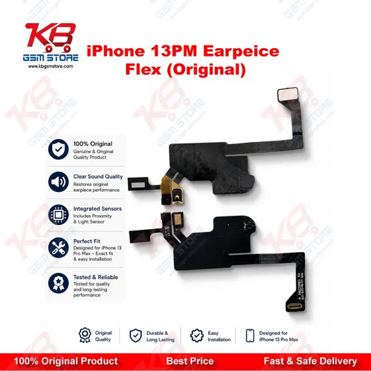 iPhone 13 Pro Max Earpiece Flex Cable (Original) – Speaker & Proximity Sensor Replacement Part