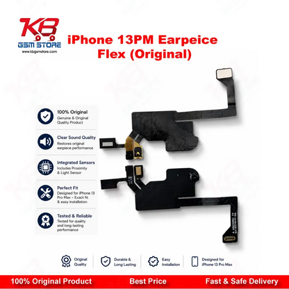 iPhone 13 Pro Max Earpiece Flex Cable (Original) – Speaker & Proximity Sensor Replacement Part