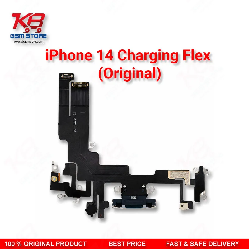 iPhone 14 Original Charging Flex Cable – Lightning Dock Connector Replacement