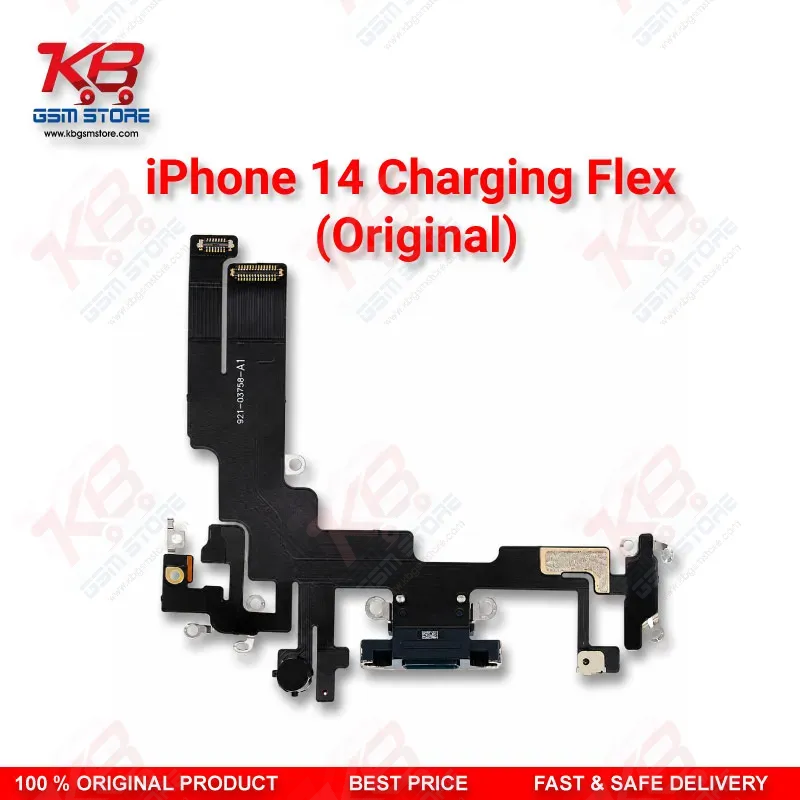 iPhone 14 Original Charging Flex Cable – Lightning Dock Connector Replacement
