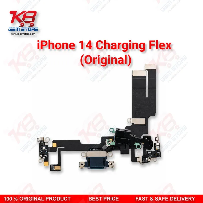 iPhone 14 Original Charging Flex Cable – Lightning Dock Connector Replacement