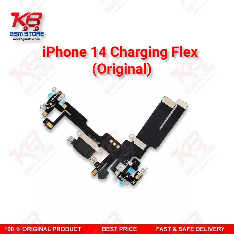 iPhone 14 Original Charging Flex Cable – Lightning Dock Connector Replacement