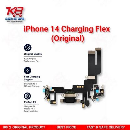 iPhone 14 Original Charging Flex Cable – Lightning Dock Connector Replacement