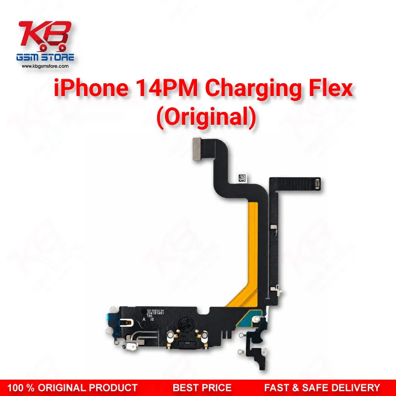 Apple iPhone 14 Pro Max Original Charging Flex Cable – Lightning Dock Connector with Microphone Assembly