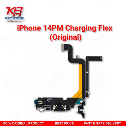 Apple iPhone 14 Pro Max Original Charging Flex Cable – Lightning Dock Connector with Microphone Assembly