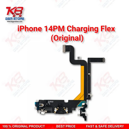 Apple iPhone 14 Pro Max Original Charging Flex Cable – Lightning Dock Connector with Microphone Assembly