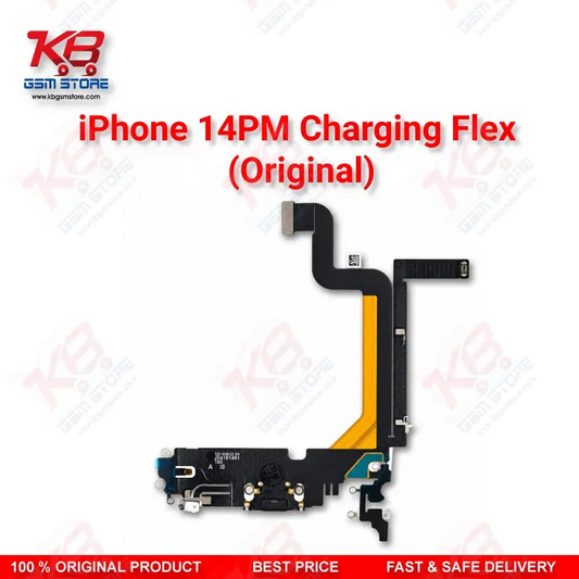 Apple iPhone 14 Pro Max Original Charging Flex Cable – Lightning Dock Connector with Microphone Assembly
