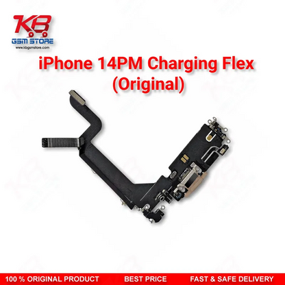 Apple iPhone 14 Pro Max Original Charging Flex Cable – Lightning Dock Connector with Microphone Assembly