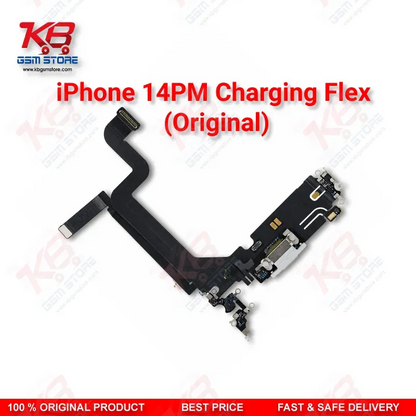 Apple iPhone 14 Pro Max Original Charging Flex Cable – Lightning Dock Connector with Microphone Assembly